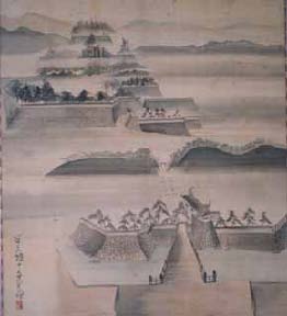 二本松城の図